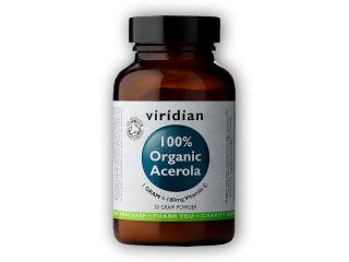 Viridian Acerola Organic - BIO 50g  + šťavnatá tyčinka ZDARMA + DÁREK ZDARMA