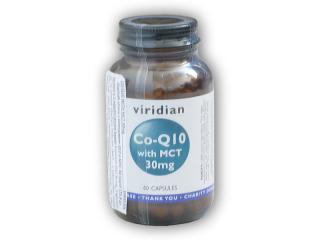 Viridian Co-enzym Q10 with MCT 30mg 60 kapslí  + šťavnatá tyčinka ZDARMA + DÁREK ZDARMA