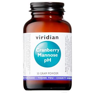 Viridian Cranberry Mannose pH 50g  + šťavnatá tyčinka ZDARMA + DÁREK ZDARMA