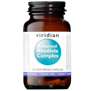 Viridian Enhanced Rhodiola Complex 90 kapslí  + šťavnatá tyčinka ZDARMA + DÁREK ZDARMA