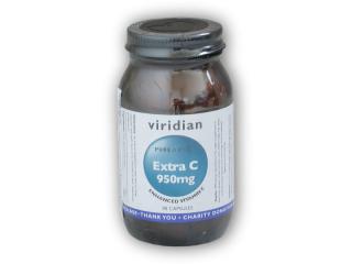 Viridian Extra C 950mg 90 kapslí (Vitamín C 950mg)  + šťavnatá tyčinka ZDARMA + DÁREK ZDARMA
