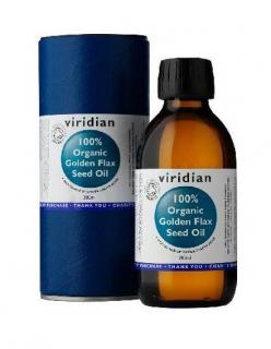Viridian Golden Flax Seed Oil Organic - BIO 200ml + DÁREK ZDARMA