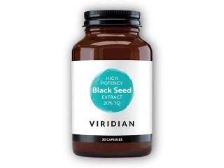 Viridian High Potency Black Seed Extract 20% TQ 30 kapslí + DÁREK ZDARMA