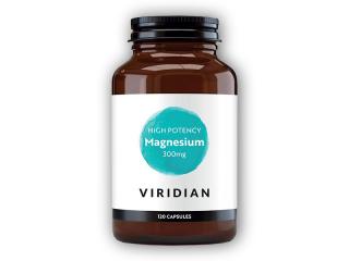Viridian High Potency Magnesium 300mg 120 kapslí  + šťavnatá tyčinka ZDARMA + DÁREK ZDARMA