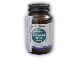 Viridian High Potency Vitamin B12 1000ug 60cps + DÁREK ZDARMA