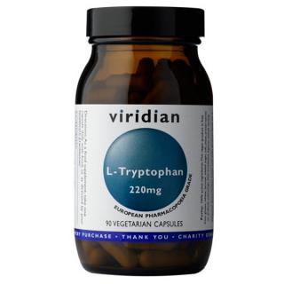 Viridian L-Tryptophan 220mg 90 kapslí  + šťavnatá tyčinka ZDARMA + DÁREK ZDARMA