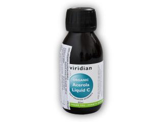 Viridian Organic Acerola Liquid C 100ml  + šťavnatá tyčinka ZDARMA + DÁREK ZDARMA