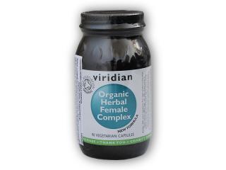 Viridian Organic Herbal Female Complex 90 kapslí  + šťavnatá tyčinka ZDARMA + DÁREK ZDARMA