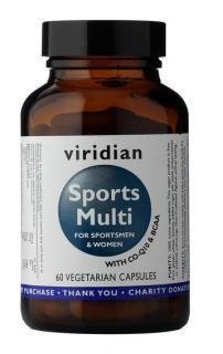 Viridian Sports Multi 60 kapslí  + šťavnatá tyčinka ZDARMA + DÁREK ZDARMA