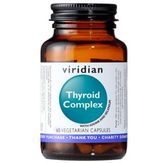 Viridian Thyroid Complex 60 kapslí  + šťavnatá tyčinka ZDARMA + DÁREK ZDARMA
