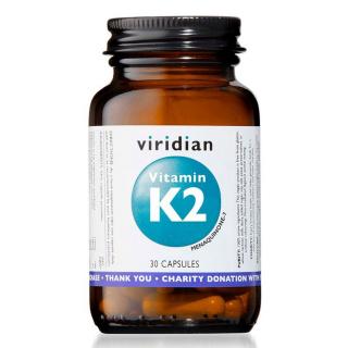 Viridian Vitamin K2 30 kapslí + DÁREK ZDARMA