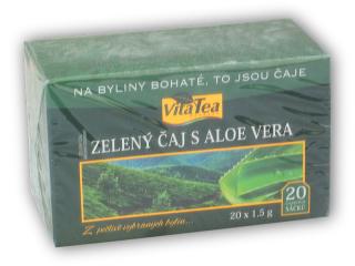 VitaHarmony Čaj Zelený s aloe vera 20 sáčků + DÁREK ZDARMA