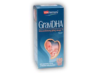 VitaHarmony GraviDHA 240 tobolek  + šťavnatá tyčinka ZDARMA + DÁREK ZDARMA