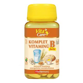 VitaHarmony Komplet vitamínů B forte 60 tablet + DÁREK ZDARMA