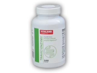 Vitaland Vitaland Trávicí Enzymy 100 kapslí + DÁREK ZDARMA