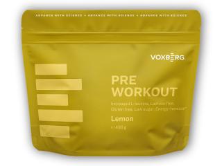 Voxberg Pre-Workout 480g  + šťavnatá tyčinka ZDARMA Varianta: citron + DÁREK ZDARMA