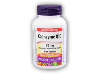Webber Naturals Coenzyme Q10 60 mg 60 kapslí + DÁREK ZDARMA