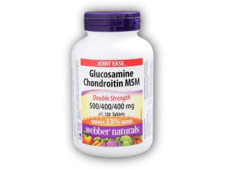 Webber Naturals Glucosamine Chondroitine 500/400/400 120 tbl.  + šťavnatá tyčinka ZDARMA + DÁREK ZDARMA