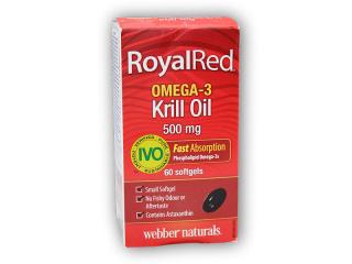 Webber Naturals Omega-3 Krill Oil 500 mg 60 tobolek  + šťavnatá tyčinka ZDARMA + DÁREK ZDARMA