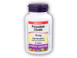 Webber Naturals Potassium Citrate 99 mg 90 tablet + DÁREK ZDARMA