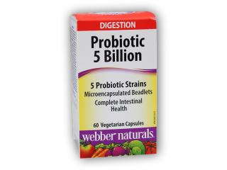 Webber Naturals Probiotic 5 Billion 60 kapslí  + šťavnatá tyčinka ZDARMA + DÁREK ZDARMA