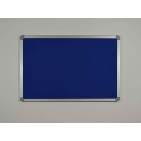 TEXTILNÍ NÁSTĚNKY - Al rám Barva textilu: modrá, Rozměr nástěnky: 1200 x 900 ( š  x v)