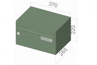 typ B217 NEREZ + lem - 370x220x265 (ležatý model) přední vhoz-přední výběr