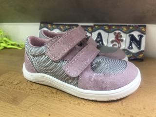 Baby Bare Shoes Febo Sneakers (různé barvy) - dětská celoroční obuv vel.: 24  Grey/Pink