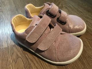 Baby Bare Shoes Febo Spring (Sparkle Pink) - dětská celoroční obuv vel.: 33