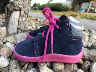 Beda Barefoot (různé barvy), na tkaničky - dětská zimní obuv vel.: 24 Elisha