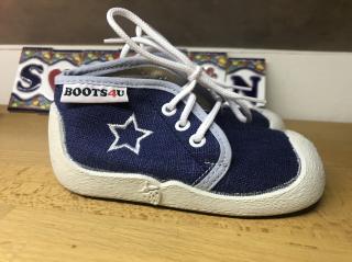 Boots4U tenisky (různé barvy) - dětská textilní obuv vel.: 22 modré