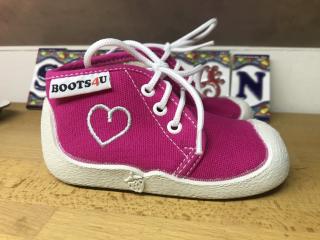 Boots4U tenisky (různé barvy) - dětská textilní obuv vel.: 22 růžové