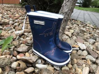 Bundgaard Classic Rubber Boot Winter - zateplené holínky/sněhule vel.: 22 Dinosaur