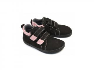 Ef barefoot Bea/Bibi (grey rose, black rose) - dětská celoroční obuv vel.: 30 Bibi