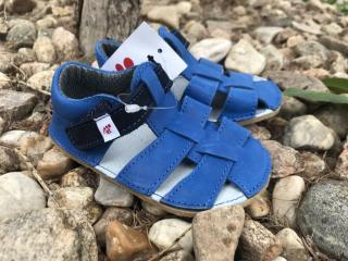 Ef barefoot sandálky, různé barvy - dětská letní obuv vel.: 28 modré