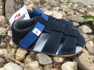 Ef barefoot sandálky, různé barvy - dětská letní obuv vel.: 29 tmavě modré