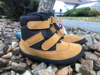 Ef barefoot zimní (různé barvy) - dětská celoroční obuv vel.: 28 Ash