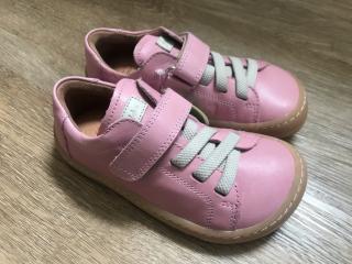 Froddo barefoot G3130149-6 (růžové) - kožená dětská celoroční obuv vel.: 33
