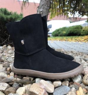 Froddo barefoot kozačky (různé barvy) - zimní obuv vel.: 38 black