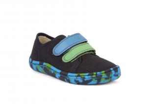 Froddo barefoot látkové (více barev) - dětská celoroční obuv vel.: 35 blue/green