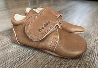 Froddo Prewalkers (jeden pásek, různé barvy) - dětská celoroční obuv vel.: 22 cognac