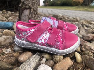 Jonap Barefoot Airy (různé barvy) - dětská celoroční obuv vel.: 22 růžová tisk