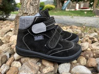 Jonap Barefoot B3 SV (různé barvy, kožené) - dětská celoroční obuv vel.: 26 černá
