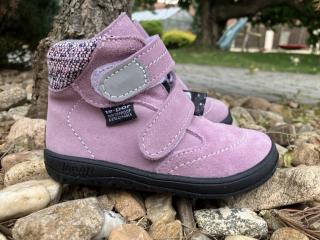 Jonap Barefoot B3 SV (různé barvy, kožené) - dětská celoroční obuv vel.: 26 orchid