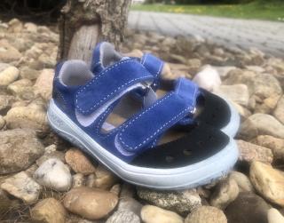 Jonap Barefoot Fela (různé barvy) - dětská letní obuv vel.: 28 modrá