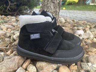 Jonap Barefoot Jerry (různé barvy, kožené) - dětská celoroční obuv vel.: 32 černá