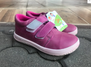 Jonap Barefoot model B1/MV SLIM růžová - dětská celoroční obuv vel.: 24