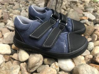 Jonap Barefoot model B16/S (modré) - dětská celoroční obuv vel.: 24