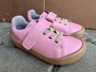 Jonap Barefoot model Hope (různé barvy) - dětská celoroční obuv vel.: 26 gumka růžová