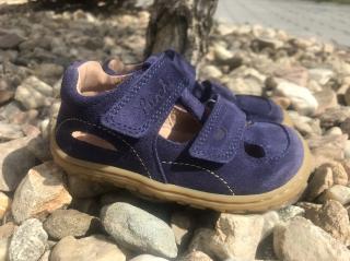 Lurchi Nando Azul - kožená dětská letní obuv vel.: 27